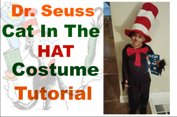 DIY DR SEUSS COSTUME “CAT IN THE HAT” graphic