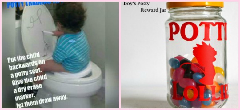 7 ﻿Genius Potty Training Hacks And Tips To Save Your Sanity graphic